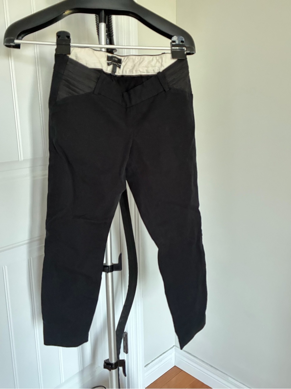 J. Crew Black Under-belly Maternity Minnie Pants